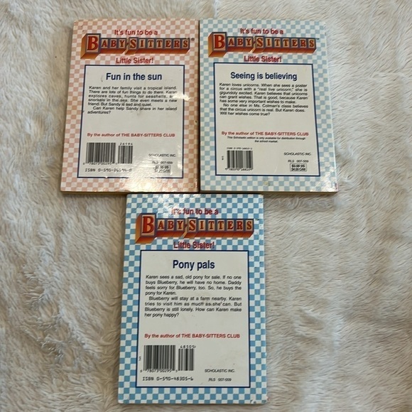 3 Babysitters Little Sister Chapter Paperback Books - Picture 5 of 7